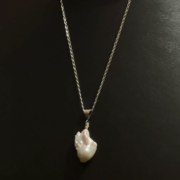 Pendent quality pearl AAA in silver .925 - Image 3